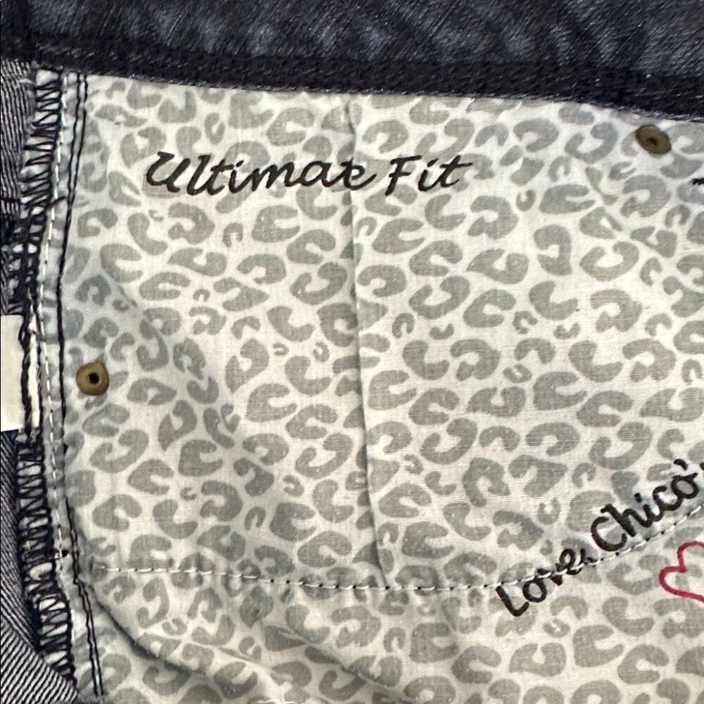 Chico's Platinum Ankle Jeans Size 1.5 (10) Dark Wash - Picture 11 of 15